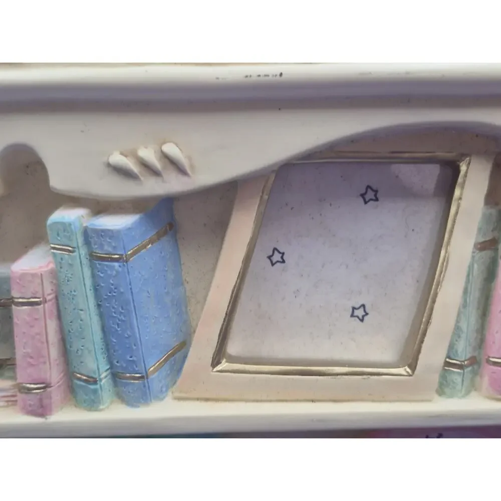 Vintage Oneida Multi-Opening Nursery-Themed Resin Picture Frame 9.5x8